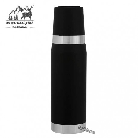 فلاسک نشکن 750 میلی لیتری استنلی مستر مدل Master Thermal Bottle 0.75L رنگ مشکی