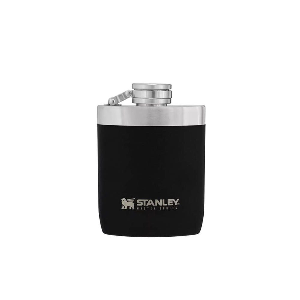 فلاسک جیبی کتابی استنلی مستر مدل Hip Flask 0.23L رنگ مشکی