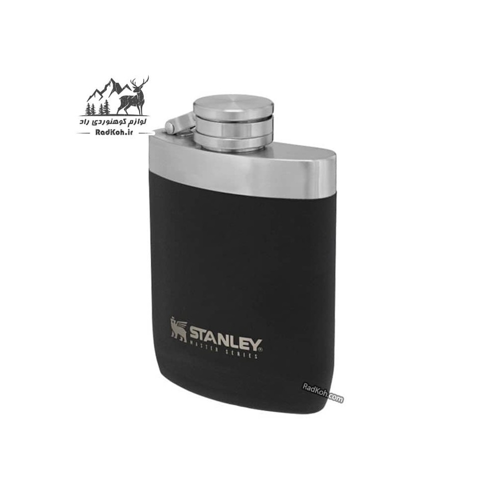 فلاسک جیبی کتابی استنلی مستر مدل Hip Flask 0.23L رنگ مشکی