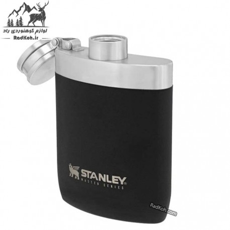 فلاسک جیبی کتابی استنلی مستر مدل Hip Flask 0.23L رنگ مشکی