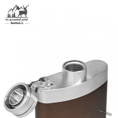 فلاسک جیبی کتابی استنلی مستر مدل Hip Flask 0.23L رنگ خاکستری