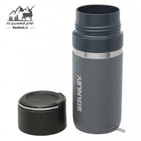 فلاسک سرامیکی 470 میلی لیتری استنلی مدل stanley Go Bottle 0.47L رنگ خاکستری
