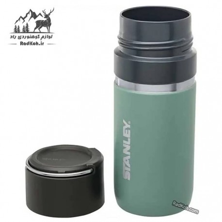 فلاسک سرامیکی 470 میلی لیتری استنلی مدل stanley Go Bottle 0.47L رنگ سبز