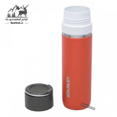 فلاسک سرامیکی 700 میلی لیتری استنلی مدل stanley Go Bottle 0.70L رنگ نارنجی