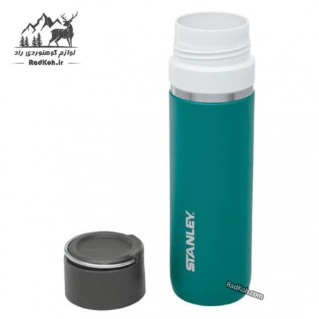 فلاسک سرامیکی 700 میلی لیتری استنلی مدل stanley Go Bottle 0.70L رنگ سبزآبی