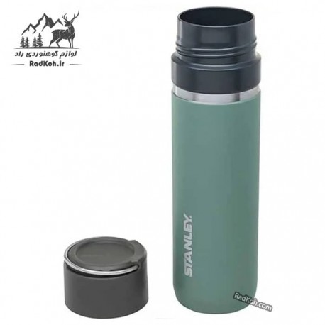 فلاسک سرامیکی 700 میلی لیتری استنلی مدل stanley Go Bottle 0.70L رنگ سبز