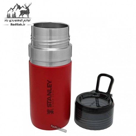 قمقمه دو جداره استنلی 0.47 میلی لیتری مدل Water Bottle 0.47L رنگ زرشکی