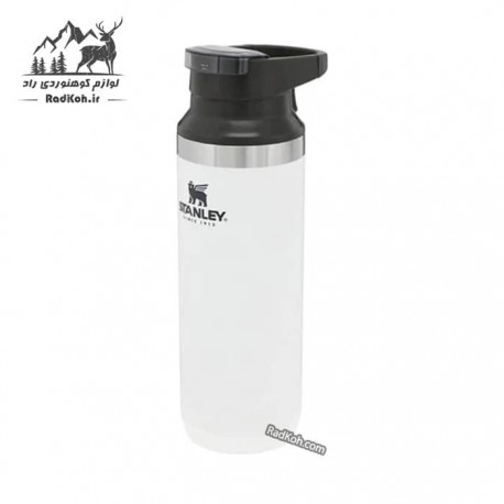 ماگ مسافرتی 470 میلی لیتری استنلی ادونچر مدل Switchback Travel Mug 0.47L رنگ سفید