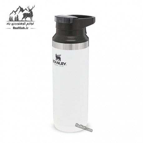 ماگ مسافرتی 470 میلی لیتری استنلی ادونچر مدل Switchback Travel Mug 0.47L رنگ سفید