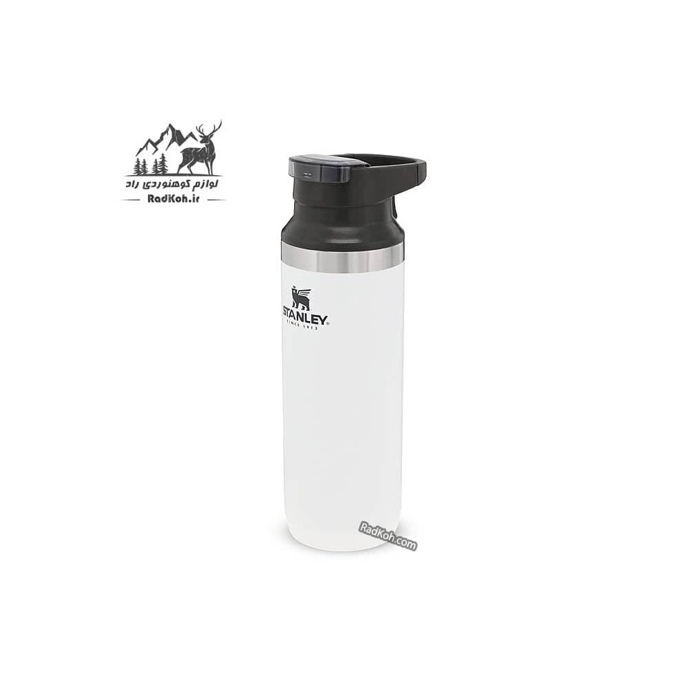 ماگ مسافرتی 470 میلی لیتری استنلی ادونچر مدل Switchback Travel Mug 0.47L رنگ سفید