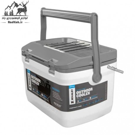یخدان مسافرتی 15.1 لیتری استنلی ادونچر مدل outdoor cooler 15.1l رنگ سفید