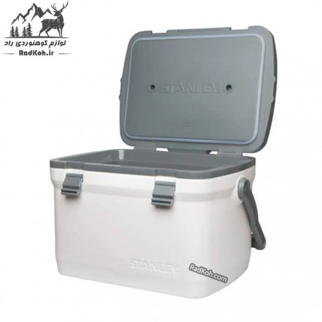 یخدان مسافرتی 15.1 لیتری استنلی ادونچر مدل outdoor cooler 15.1l رنگ سفید