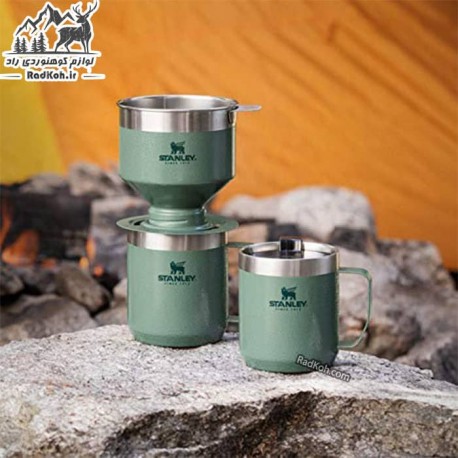 ماگ کوهنوردی 35ml کلاسیک استنلی مدل Camp Mug .35L رنگ سبز