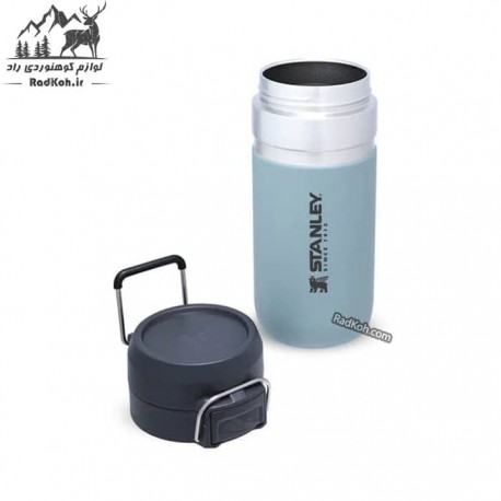 ماگ سفری استنلی مدل Water Bottle 0.47L رنگ آبی یخی