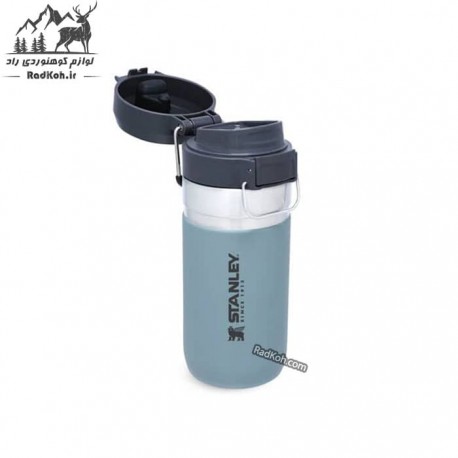 ماگ سفری استنلی مدل Water Bottle 0.47L رنگ آبی یخی