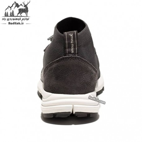 کفش مردانه جورابی نیم ساق اسنوهاک مدل Roham کد SN-2001 رنگ خاکستری