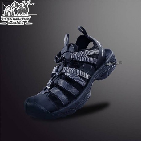 صندل پیاده روی جلو بسته مردانه اسنوهاک مدل اسپیناس کد SN-255 رنگ مشکی