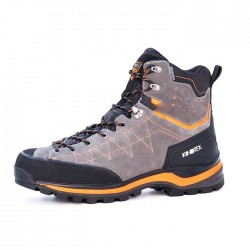 کفش مردانه کینگ تکس مدل leopard رنگ خاکستری/نارنجی