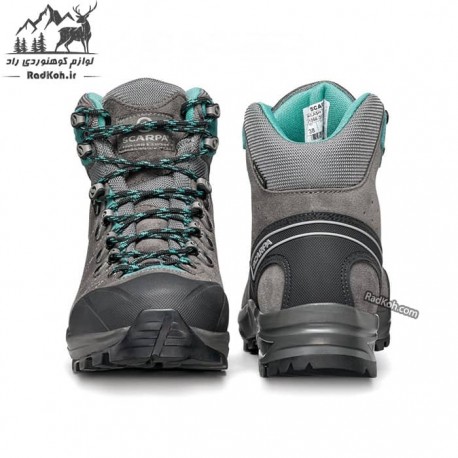 کفش طبیعت گردی زنانه اسکارپا مدل Kailash Trek Gtx رنگ خاکستری تیره/آبی