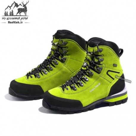 کفش کوهنوردی ساق بلند مردانه snowhawk derak رنگ سبز