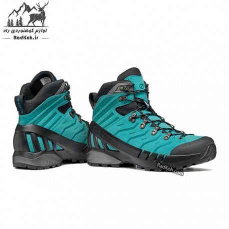 کفش طبیعت گردی زنانه اسکارپا مدل Cyclone-s Gtx رنگ آبی فیروزه ای
