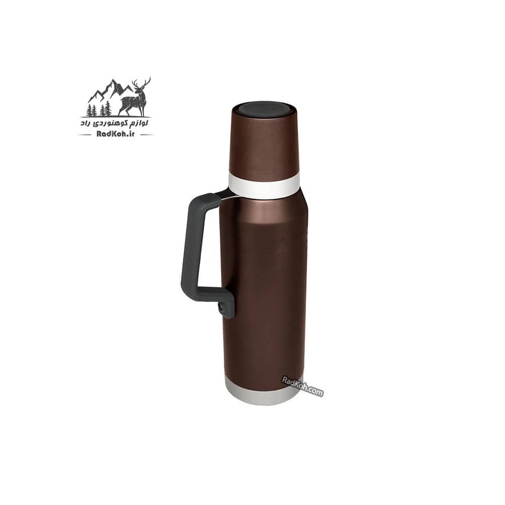 فلاسک نشکن 1.3 لیتری استنلی مستر مدل Master Thermal Bottle 1.3L رنگ خاکستری تیره