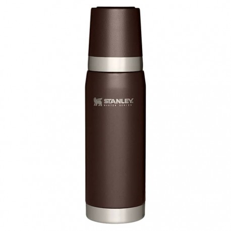 فلاسک نشکن 750 میلی لیتری استنلی مستر مدل Master Thermal Bottle 0.75L رنگ خاکستری تیره