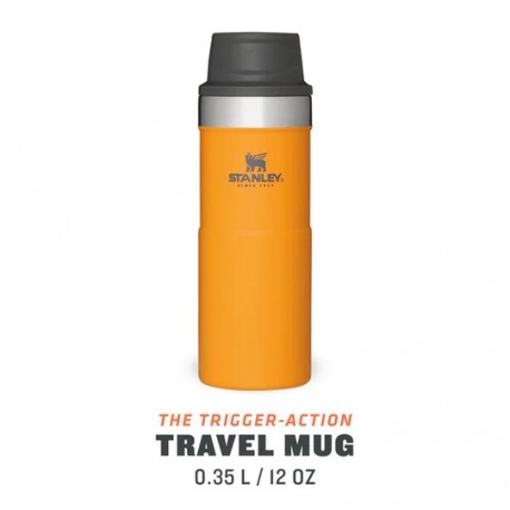 ماگ تریجر اکشن 350 میلی لیتری استنلی کلاسیک مدل stanley Classic Triggr Action Mug .35 L رنگ نانجی