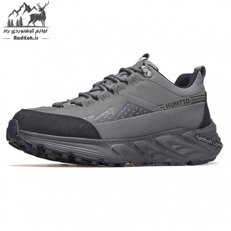 کفش پیاده روی مردانه هامتو مدل 340790A-2 رنگ خاکستری تیره