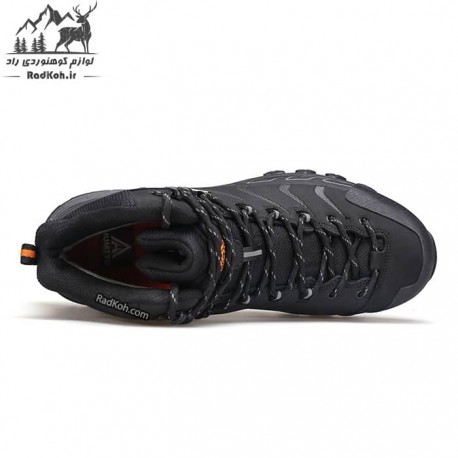 کفش ساقدار زنانه هومتو مدل humtto 240246B-1 رنگ خاکستری تیره