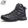 کفش کوهنوردی زنانه هامتو مدل 240246B-1 رنگ خاکستری تیره