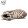 کفش ساقدار زنانه هومتو مدل humtto 240246B-3 رنگ کرم