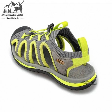 صندل پیاده روی زنانه سیکس تن مدل ST-70 رنگ طوسی/سبز