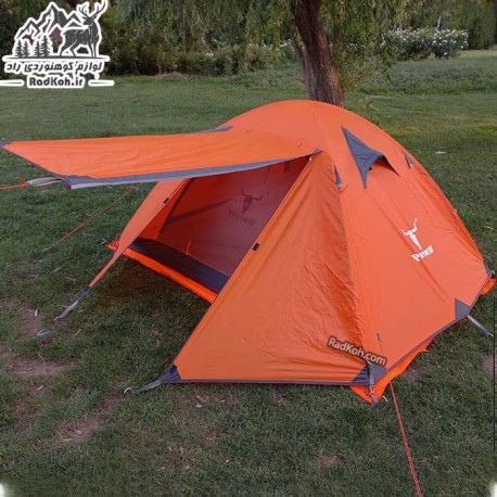 چادر طبیعت گردی 3-2 نفره کله گاوی مدل PKN-C2001 رنگ نارنجی