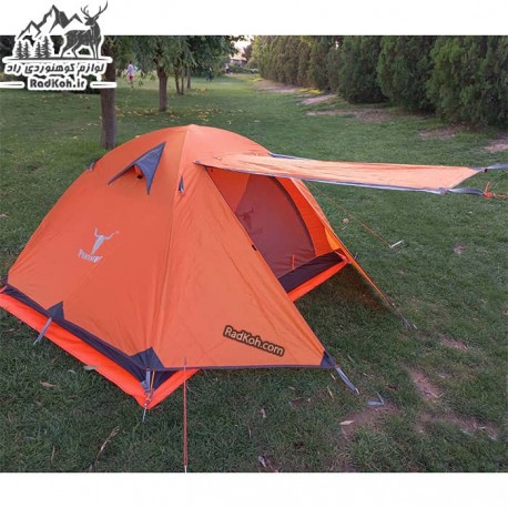 چادر کوهنوردی کله گاوی 3-2 نفره کله گاوی مدل PKN-C2001 رنگ نارنجی
