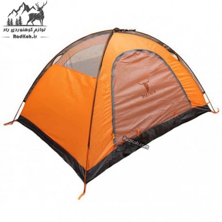 چادر طبیعت گردی 3-2 نفره کله گاوی مدل PKN-C2001-B رنگ نارنجی