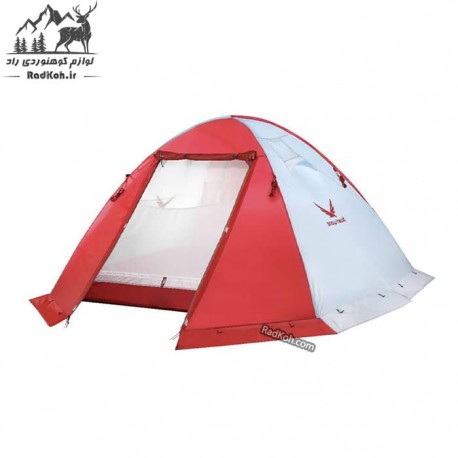 چادر کوهنوردی دو نفره گتر دار اسنوهاک مدل دیسکاوری 2 رنگ قرمز