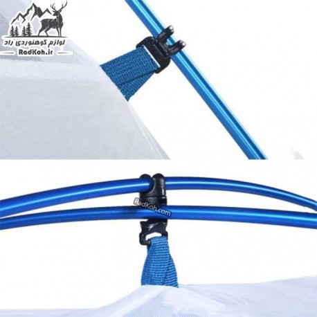  خرید چادر گردشگری 4 نفره گتر دار اسنوهاک مدل دیسکاوری 4 رنگ آبی