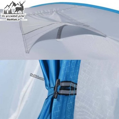 چادر دیسکاوری 4 نفره گتر دار اسنوهاک رنگ آبی