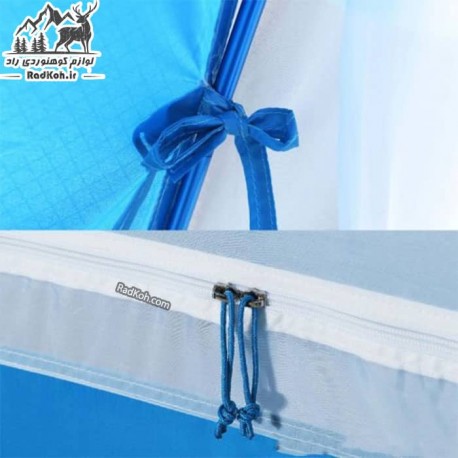 چادر راحتی 4 نفره گتر دار اسنوهاک مدل دیسکاوری 4 رنگ آبی