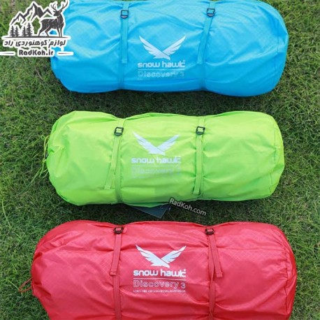 چادر 4 نفره گتر دار اسنوهاک مدل دیسکاوری 4 رنگ سبز،قرمز،آبی