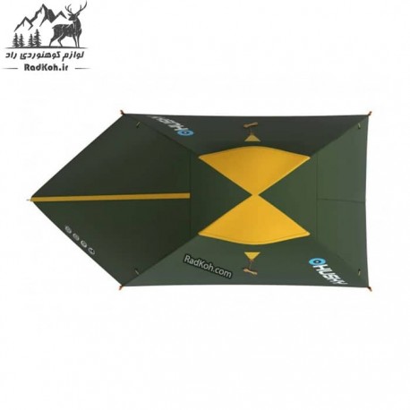 چادر راحتی دو نفره هاسکی مدل bizam 2 classic رنگ سبز