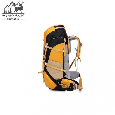 کوله پشتی مسافرتی 45+5 لیتری snowhawk K2 رنگ زرد