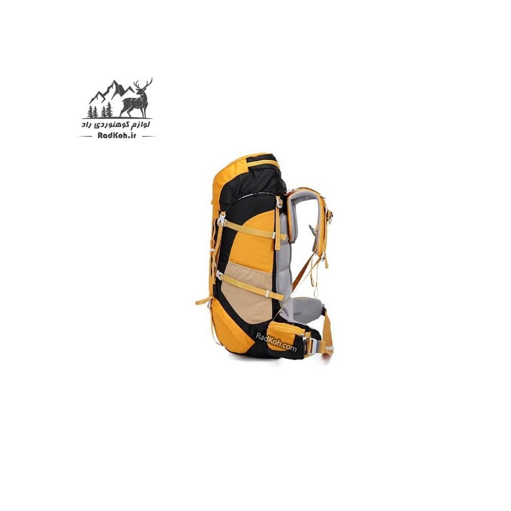 کوله پشتی مسافرتی 45+5 لیتری snowhawk K2 رنگ زرد