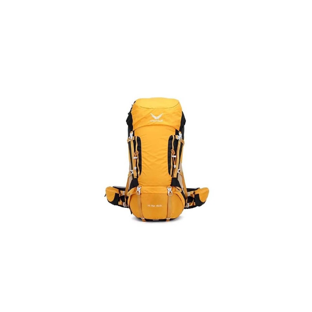 خرید کوله پشتی کوهنوردی 45+5 لیتری snowhawk K2 رنگ زرد
