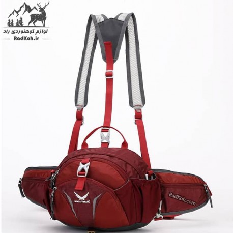 کیف کمری کوله شو کوهنوردی اسنوهاک کد 6012 رنگ زرشکی