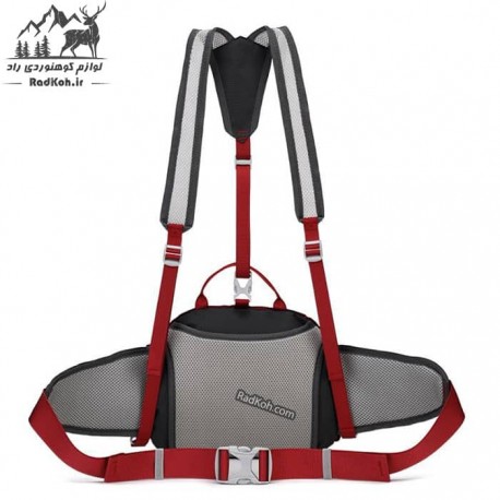 کیف کمری کوله شو راحتی اسنوهاک کد 6012 رنگ زرشکی