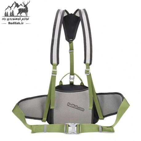 کیف کمری کوله شو راحتی اسنوهاک کد 6012 رنگ سبز روشن