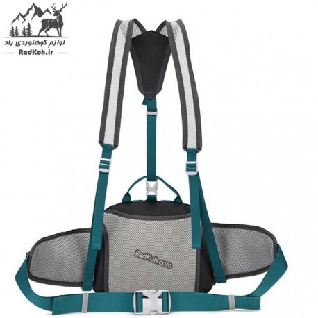 کیف کمری کوله شو مسافرتی اسنوهاک کد 6012 رنگ سبز کله غازی
