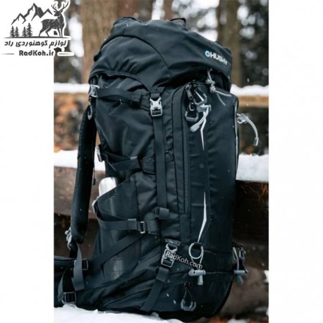 کوله پشتی جنگل گردی 50 لیتری هاسکی مدل رونی نیو رنگ مشکی